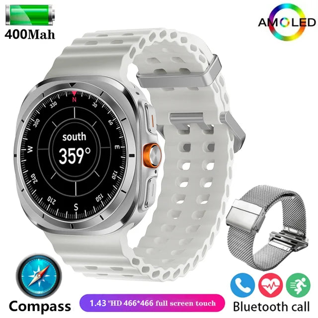 2024 New For Samsung Galaxy Watch 7 Ultra Smart Watch Men women Custom Dial HD AMOLED Voice Call NFC GPS Sport Fitness Watches