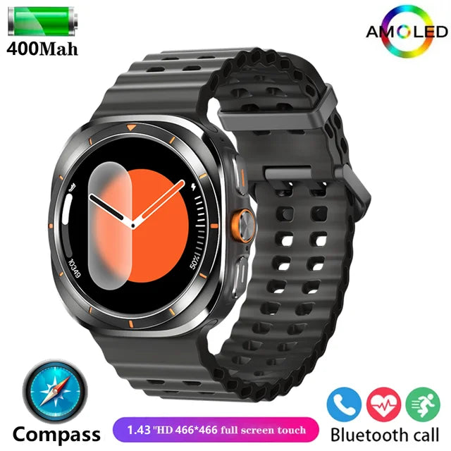 2024 New For Samsung Galaxy Watch 7 Ultra Smart Watch Men women Custom Dial HD AMOLED Voice Call NFC GPS Sport Fitness Watches